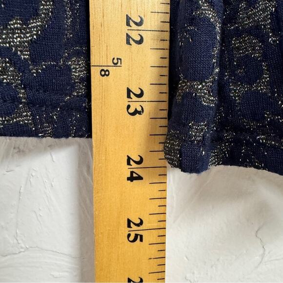 Eva Franco Blue Floral Brocade Peplum Top Women’s S Anthro Y2K Preppy Twee - Picture 4 of 9